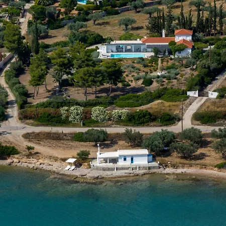 Beachfront Seascape In The Greek Riviera